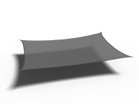 Platinum schaduwdoek Coolfit   rechthoekig   500 op 300 cm   antraciet