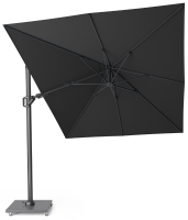 Platinum premium zweefparasol 'Challenger T2'   Faded Black   350x260cm