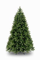 Bayberry kunstkerstboom   229 cm   groen   Diameter 147 cm   1.867 Tips   metalen voet