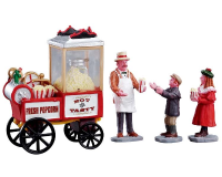 Lemax Popcorn Seller   miniatuur kerstfiguur