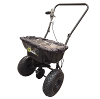 Professionele meststofstrooier Hermie 18 liter   inclusief regenhoes