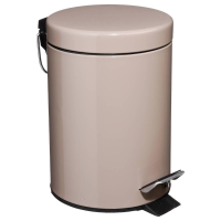 5Five Colorama Pedaalemmer   3 Liter   Taupe   Metaal