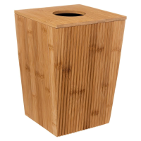 5Five Terre Inconnue Prullenbak   Bamboe   6 Liter   15,5 x 19,5 x 26,5 cm