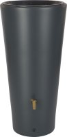 Garantia vaso 2 in 1 grafiet grafiet   Regenton met plantenbak   58x58x120cm   220 liter
