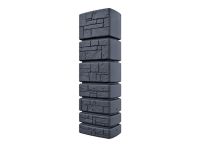 Prosperplast Regenton Aqua Tower Stone   Antraciet   350 Liter (Zonder Kraan)