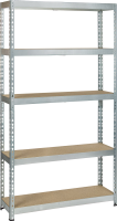 Practo Home heavy duty 836 galva   Opbergrek hout/galva   30x100x180cm