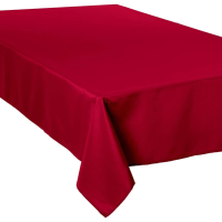 Atmosphera Tafelkleed 300x150 cm   Rood   Rechthoekig   Vlekbestendig   Wasbaar