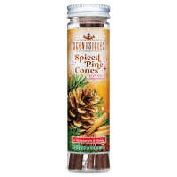 Scentsicles kerstornament geurstokjes   Spiced Pine Cones   6 stuks