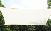 Practo Garden schaduwdoek   polyester   vierkant   500 op 500 cm   crème