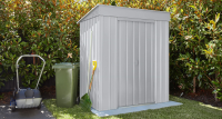 Vitavia Schuin dak Skillion 64   zilver metallic   Tuinberging metaal   L171 x 113 x 199 cm