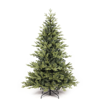 Famiflora Sherwood kunstkerstboom   150 cm   groen   Diameter 114 cm   1668 tips   metalen voet