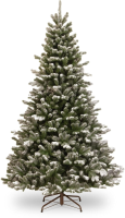 Snowy Sheffield kunstkerstboom   183 cm   groen   Diameter 119 cm   1.626 Tips   besneeuwd   metalen voet