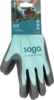 Sogo Tuinhandschoenen maat 10   Superflexibele handschoenen voor precisiewerk in de tuin   Uitstekende grip en ventilatie   IJsblauw met grijs