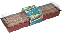SOGO kweekkas met 30 turfpotjes   49cm x 15cm x 10cm