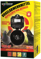 Weitech WK0109 Vogelverjager   400 m²   Solar   Flits & Geluid