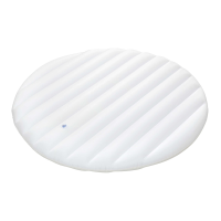 Reserveonderdeel   Bestway Lay Z Spa Opblaasbaar Coverdeksel   Grenada   Rond   Ø 186 cm   Spare parts