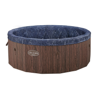 Reserveonderdeel   Bestway Lay Z Spa Toronto Liner   190 x 70 cm   Houtlook   ThermaCore
