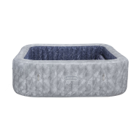 Reserveonderdeel   Bestway Lay Z Spa San Francisco HydroJet Pro Zwembadliner   Grijs Marmer   230x230x71 cm   DuraPlus   Spare parts