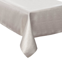 Tafelkleed met pailletten   Glinsterend wit   140 x 360 cm