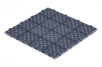Breinas tuintegel donkergrijs geperforeerd 30x30cm modulair