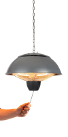Practo Garden kratos Staal   Elektrische terrasverwarmer   41x41x33cm