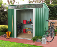 Vitavia Tuinberging Lübeck 86   dennegroen/weiß   Tuinberging metaal L181 x B224 x H203cm