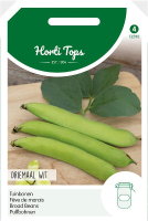 Horti Tops Tuinbonen zaden   Driemaal Wit   100g