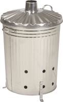 Practo Garden tuinoven galva   Compostvaten en tuinovens   48,5x52,5x75cm   100 liter