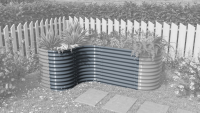 Vitavia uitbreiding voor kweekbak Curve 858   Graniet   80cm x 80cm x H85,8 cm   Zincalume