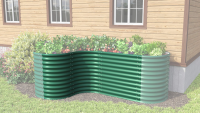 Vitavia uitbreiding voor kweekbak Curve 858   Zeegras   80cm x 80cm x H85,8cm   Zincalume