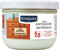 Starwax vaste en kleurloze antiquiaire boenwas   375ML