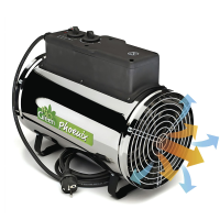 Bio Green ventilatorkachel Phoenix   tot 20m²
