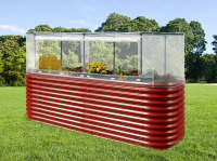 Vitavia afdekking verhoogd zaaibed L   248cm x 76cm x 96cm