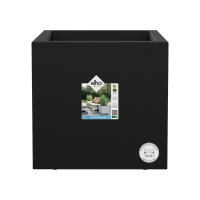 Elho plantenbak Vivo Next Vierkant 40   Living black (Zwart)   39 x 39 x H 38 cm