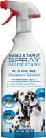 The Pet Doctor Vlo en teek Stop Mand en Tapijtspray   800ml   Voor de afweer van teken/vlooien insecten bij honden en katten