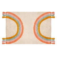 Atmosphera Kids Vloerkleed Carte – 100 x 150 cm – Katoen – Multi – Regenboog Design