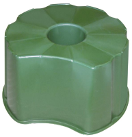 Practo Garden voet regenton conisch groen   Regenton accessoires   33cm