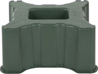 Garantia voet regenton rechthoekig groen   Regenton accessoires   53x67x33cm