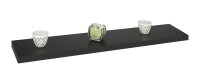 Practo Home wandtablet zwart zwart   Muurdecoratie   23,5x120x3,8cm