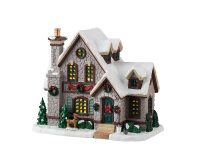 Lemax   'White Christmas'   Verlicht gebouw