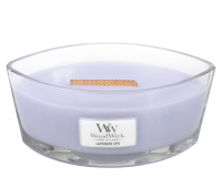 WoodWick geurkaars   Ellipse HearthWick Flame   Lavender Spa