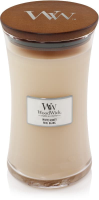 WoodWick geurkaars   Large Hourglass   White Honey