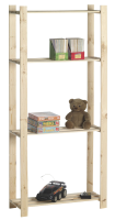 Practo Home opbergrek met 4 legborden   Max. 60KG   Enkel   175x80x30cm