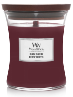 WoodWick geurkaars   Medium Hourglass   Black Cherry