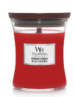 WoodWick geurkaars   Medium Hourglass   Crimson Berries