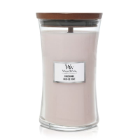 WoodWick geurkaars   Large Hourglass   Rosewood