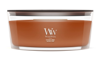 WoodWick geurkaars   Ellipse HearthWick Flame   Saffron Smoke
