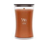 WoodWick geurkaars   Large Hourglass   Saffron Smoke