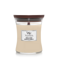 WoodWick geurkaars   Medium Hourglass   Vanilla Bean