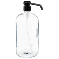 Transparante Glazen Zeepdispenser   1L